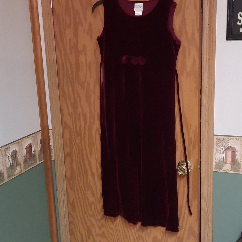 Red Velvet Dress